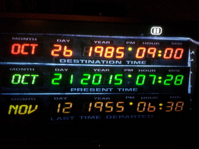 Picture from Back to the Future Day