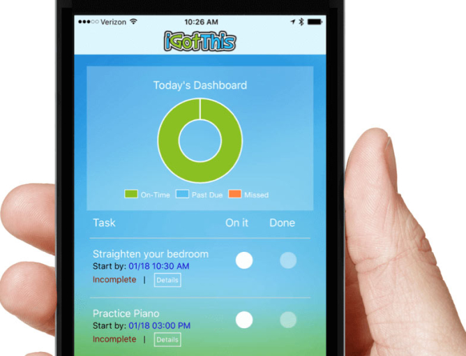 Picture from ADHD Blossoms Into Opportunity With iGotThis App